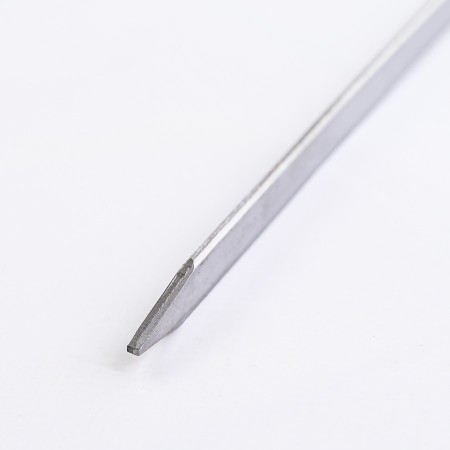 Шампур нержавеющий 670*12*3 мм с деревянной ручкой в Чите