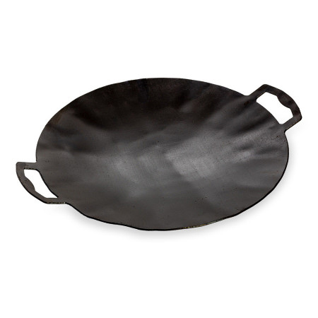 Saj frying pan without stand burnished steel 35 cm в Чите
