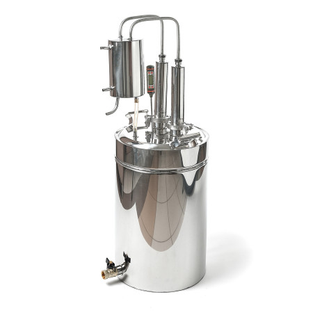 Cheap moonshine still kits "Gorilych" double distillation 20/35/t (with tap) CLAMP 1,5 inches в Чите
