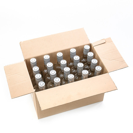 20 bottles "Flask" 0.5 l with guala corks in a box в Чите